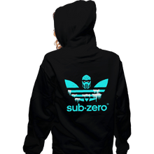 Load image into Gallery viewer, Shirts Zippered Hoodies, Unisex / Small / Black Sub-Zero