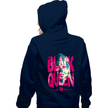 Load image into Gallery viewer, Daily_Deal_Shirts Zippered Hoodies, Unisex / Small / Navy The Black Queen