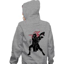 Load image into Gallery viewer, Shirts Zippered Hoodies, Unisex / Small / Sports Grey Crimson snake
