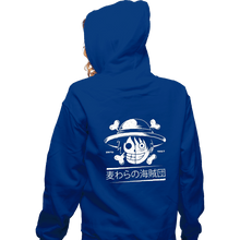 Load image into Gallery viewer, Shirts Zippered Hoodies, Unisex / Small / Royal Blue The Straw Hat Crew