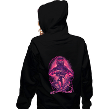 Load image into Gallery viewer, Secret_Shirts Zippered Hoodies, Unisex / Small / Black The Devil Hunter