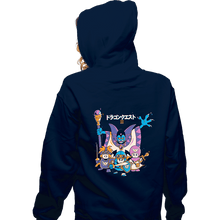 Load image into Gallery viewer, Secret_Shirts Zippered Hoodies, Unisex / Small / Navy Dragon Team