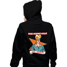 Load image into Gallery viewer, Daily_Deal_Shirts Zippered Hoodies, Unisex / Small / Black Rage Against Gozer
