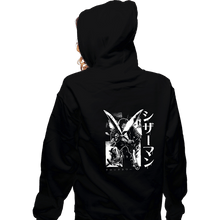 Load image into Gallery viewer, Daily_Deal_Shirts Zippered Hoodies, Unisex / Small / Black Scissorman Is Here