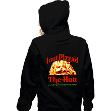 Load image into Gallery viewer, Secret_Shirts Zippered Hoodies, Unisex / Small / Black Out Pizza The Hut