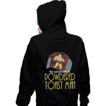 Load image into Gallery viewer, Shirts Pullover Hoodies, Unisex / Small / Black Powdered Toast Man