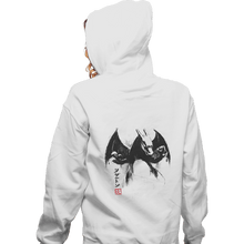 Load image into Gallery viewer, Shirts Zippered Hoodies, Unisex / Small / White Char Ink