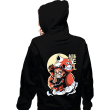 Load image into Gallery viewer, Daily_Deal_Shirts Zippered Hoodies, Unisex / Small / Black Ninja Panda