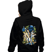 Load image into Gallery viewer, Daily_Deal_Shirts Zippered Hoodies, Unisex / Small / Black May The Schwartz Be With You
