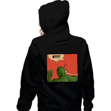 Load image into Gallery viewer, Secret_Shirts Zippered Hoodies, Unisex / Small / Black Lizard Slap