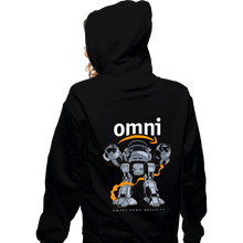Load image into Gallery viewer, Daily_Deal_Shirts Zippered Hoodies, Unisex / Small / Black Omni