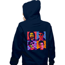Load image into Gallery viewer, Daily_Deal_Shirts Zippered Hoodies, Unisex / Small / Navy Pop Tom Cruise