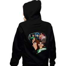 Load image into Gallery viewer, Daily_Deal_Shirts Zippered Hoodies, Unisex / Small / Black Vintage Spirit Detective