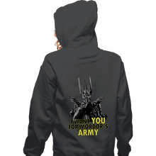 Load image into Gallery viewer, Shirts Zippered Hoodies, Unisex / Small / Dark Heather Mordor's Army