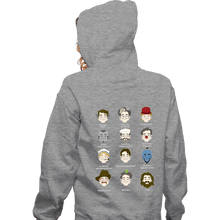 Load image into Gallery viewer, Shirts Zippered Hoodies, Unisex / Small / Sports Grey Robin Williams