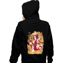 Load image into Gallery viewer, Shirts Zippered Hoodies, Unisex / Small / Black Fire Ninja Mai