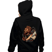 Load image into Gallery viewer, Daily_Deal_Shirts Zippered Hoodies, Unisex / Small / Black House Of Courage