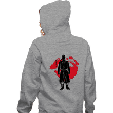 Load image into Gallery viewer, Shirts Zippered Hoodies, Unisex / Small / Sports Grey Crimson Ken Ryuguji