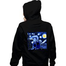 Load image into Gallery viewer, Secret_Shirts Zippered Hoodies, Unisex / Small / Black Bluey Night