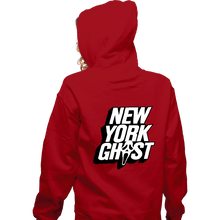 Load image into Gallery viewer, Daily_Deal_Shirts Zippered Hoodies, Unisex / Small / Red New York Ghost