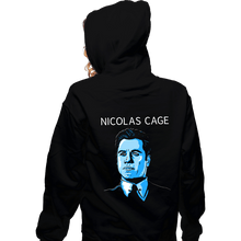 Load image into Gallery viewer, Daily_Deal_Shirts Zippered Hoodies, Unisex / Small / Black Nic Cage