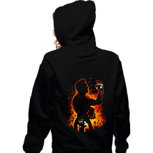 Load image into Gallery viewer, Shirts Zippered Hoodies, Unisex / Small / Black Man Of Iron