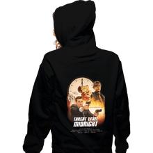 Load image into Gallery viewer, Secret_Shirts Zippered Hoodies, Unisex / Small / Black Threat Level