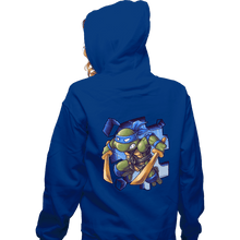 Load image into Gallery viewer, Daily_Deal_Shirts Zippered Hoodies, Unisex / Small / Royal Blue Toy Leo