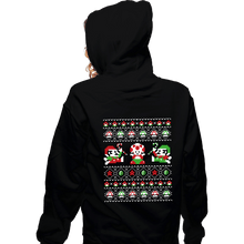 Load image into Gallery viewer, Shirts Zippered Hoodies, Unisex / Small / Black Christmas Bros