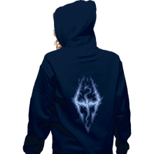 Load image into Gallery viewer, Shirts Zippered Hoodies, Unisex / Small / Navy Fus Ro Dah Blue