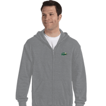 Load image into Gallery viewer, Shirts Zippered Hoodies, Unisex / Small / Sports Grey Mischievous Logo
