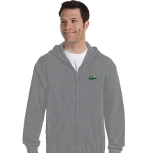 Load image into Gallery viewer, Shirts Zippered Hoodies, Unisex / Small / Sports Grey Mischievous Logo