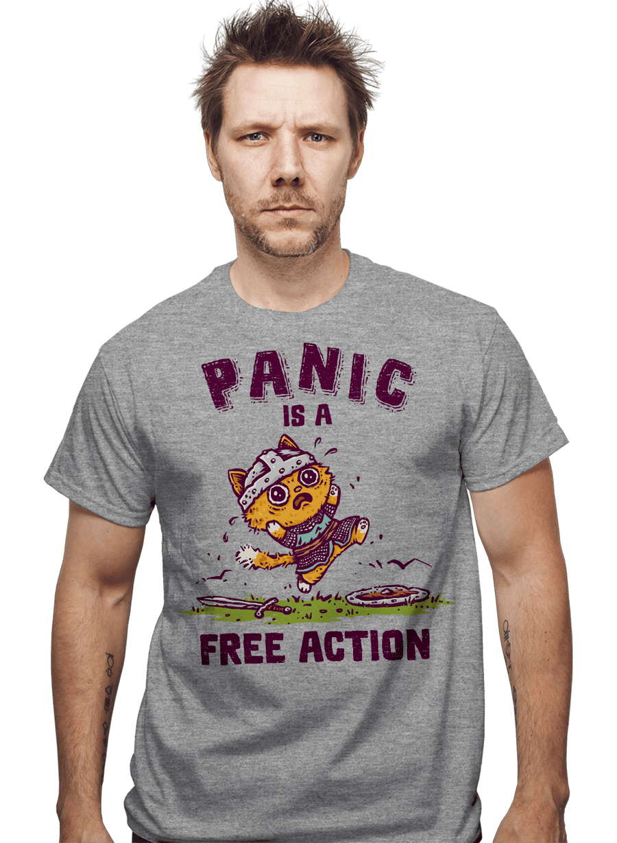 daily_deal_shirts Panic Is A Free Action Panic Is A Free Action
