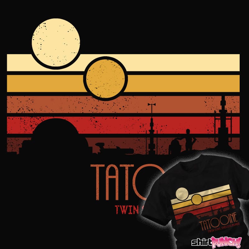Daily_Deal_Shirts Retro Tatooine Sci-Fi Graphic Tee - Unique Design