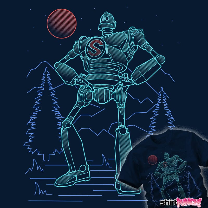Daily_Deal_Shirts Iron Giant Neon Art Iron Giant Neon Art