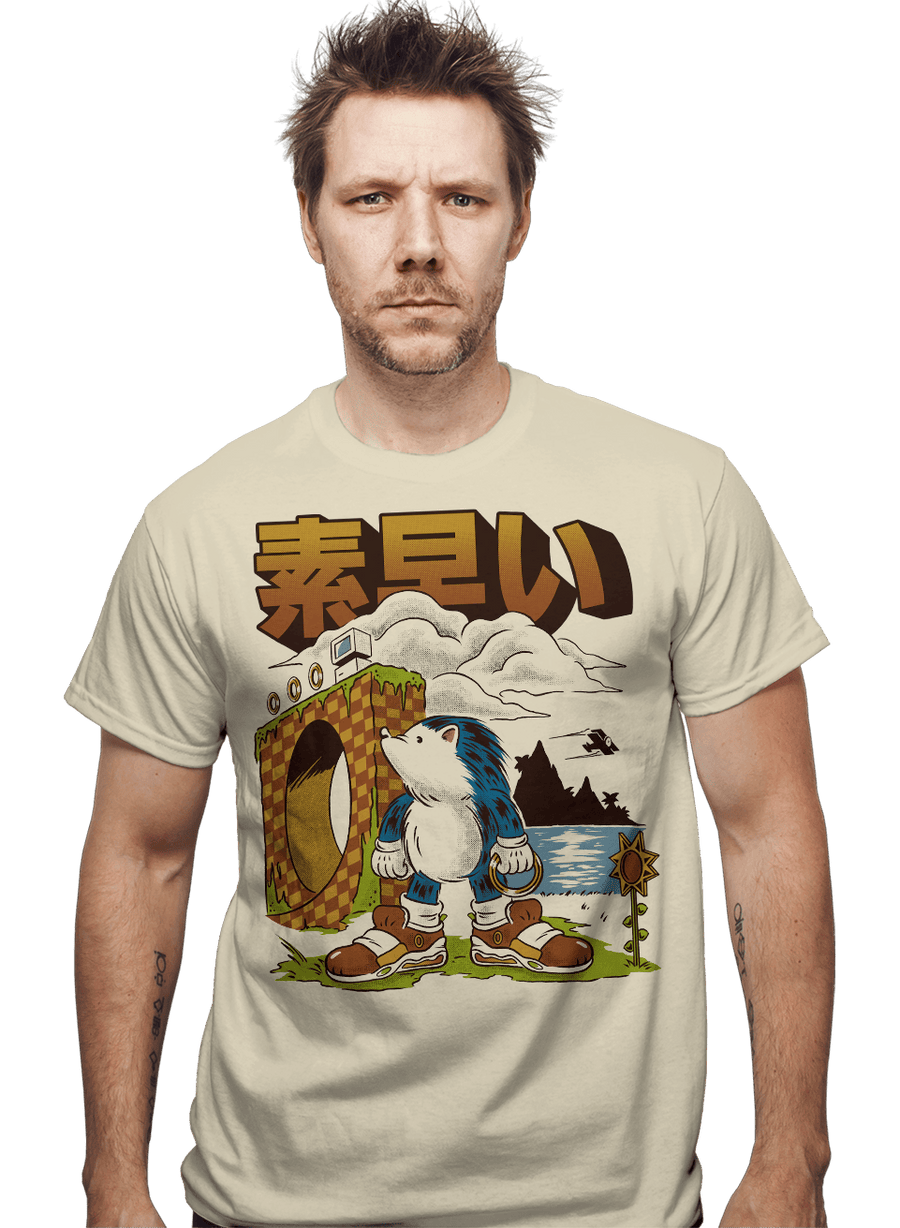 Daily_Deal_Shirts Retro Hedgehog Retro Hedgehog