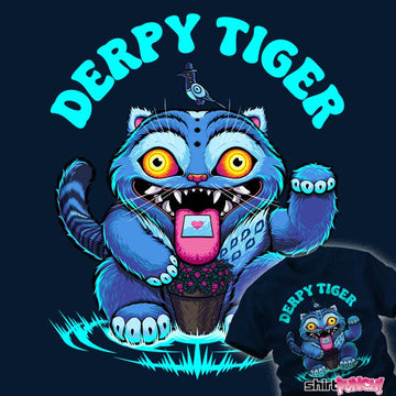 Daily_Deal_Shirts Derpy Tiger Derpy Tiger