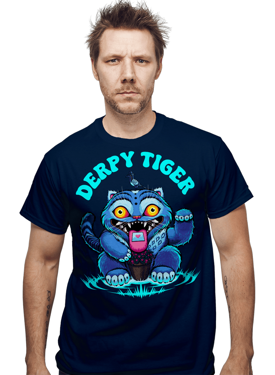 Daily_Deal_Shirts Derpy Tiger Derpy Tiger