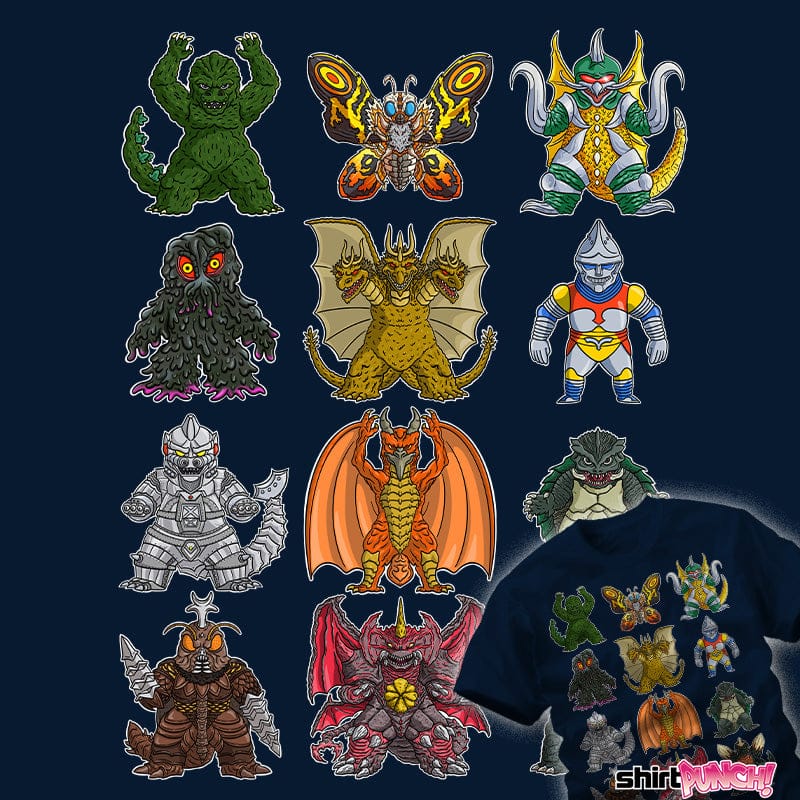 daily_deal_shirts Chibi Kaijus Chibi Kaijus