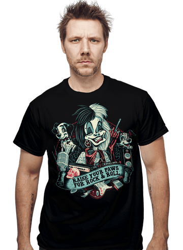 Daily_Deal_Shirts Raise Your Paws For Rock And Roll Raise Your Paws For Rock And Roll