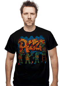 Last_Chance_Shirts Pizza Turtle Graffiti Pizza Turtle Graffiti
