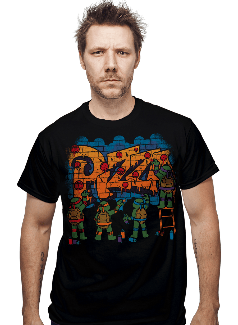 Last_Chance_Shirts Pizza Turtle Graffiti Pizza Turtle Graffiti