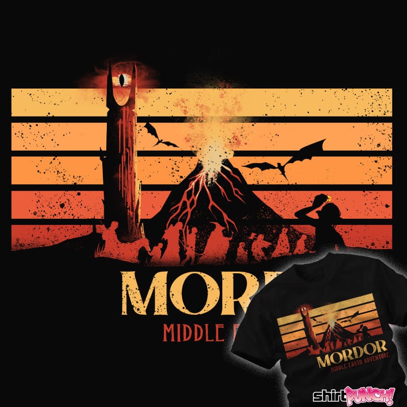 Daily_Deal_Shirts Retro Mordor Mordor - Graphic Tee