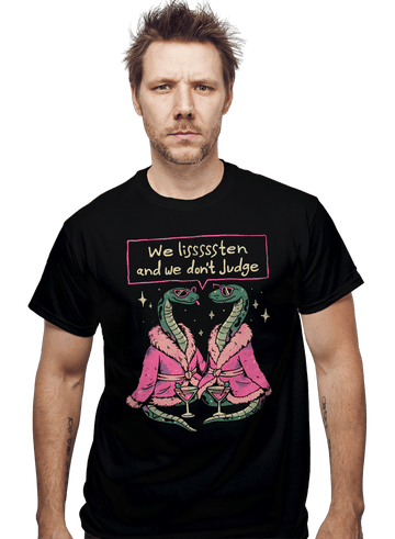 Daily_Deal_Shirts We Listen And We Don't Judge We Listen And We Don't Judge