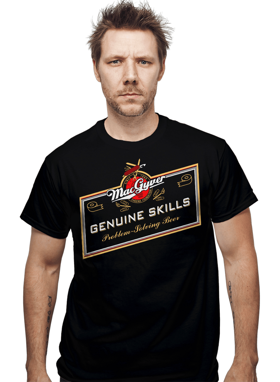 Shirts MacGyver Problem Solving Beer