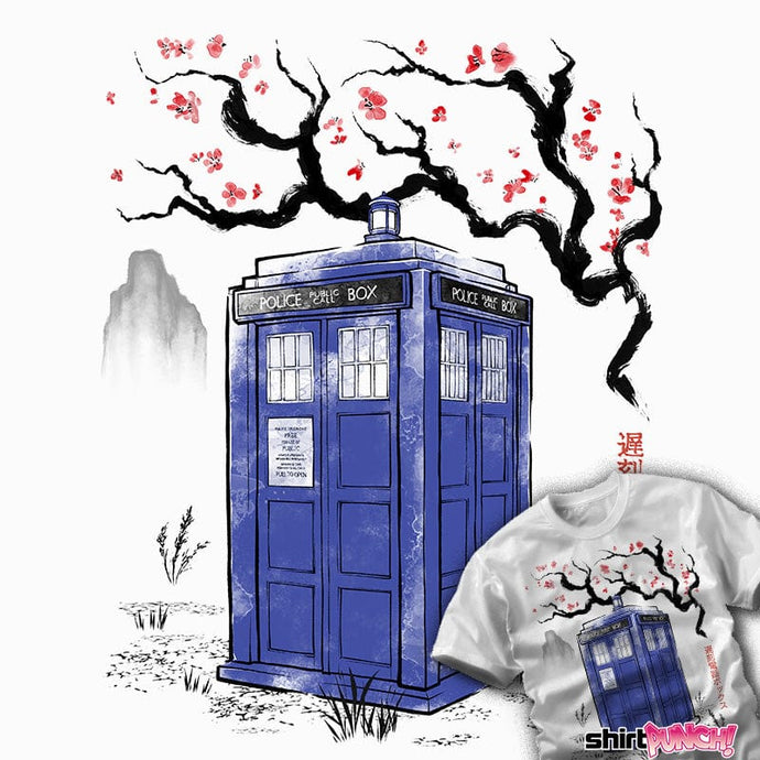 Daily_Deal_Shirts Police Box Sumi-E Police Box Sumi-E