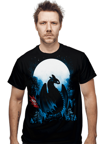 Daily_Deal_Shirts Dragon In The Moonlight Dragon In The Moonlight