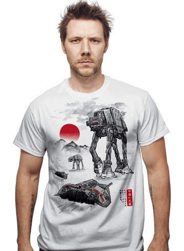 daily_deal_shirts Defense Of Echo Base Sumi-e Defense Of Echo Base Sumi-e