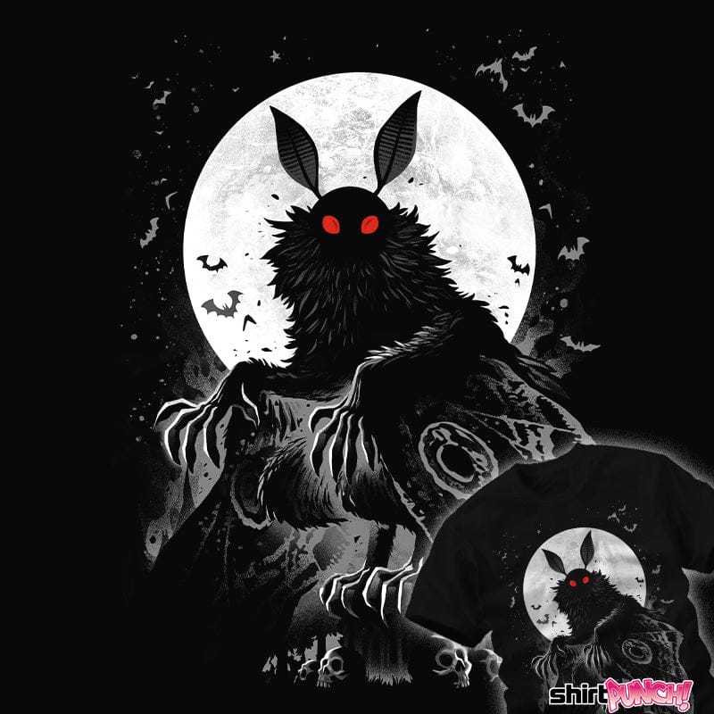 Red Eyed Mothman - Nerdy T-Shirt by Alemaglia | ShirtPunch