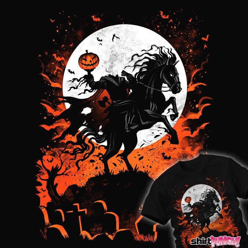 Legend Of The Headless Horseman - Nerdy T-Shirt by Alemaglia